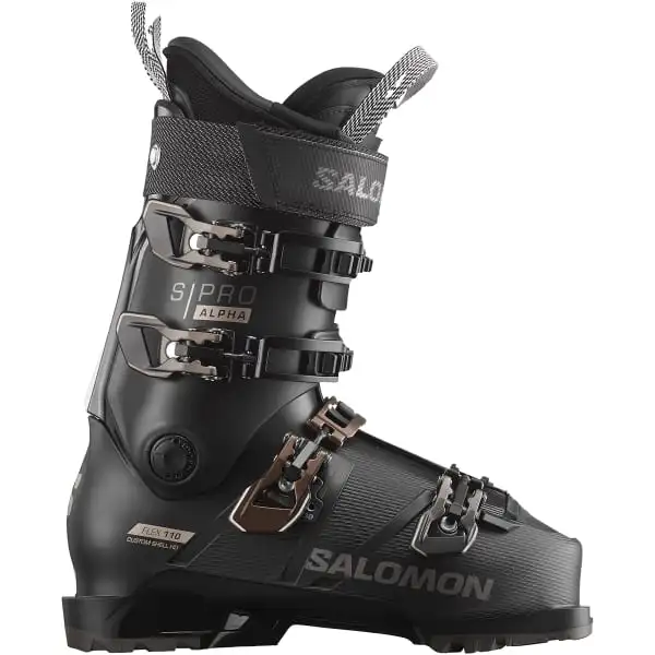 SALOMON S/PRO ALPHA 110 BK/TITANIUM 23 3 SALOMON S/PRO ALPHA 110 BK/TITANIUM 23